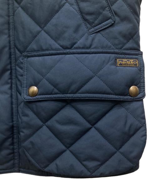 POLO RALPH LAUREN（ポロ・ラルフローレン）POLO RALPH LAUREN (ポロ・ラルフローレン) キルティングベスト ネイビー サイズ:Sの古着・服飾アイテム