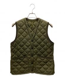 Barbour（バブアー）の古着「キルティングベスト」｜オリーブ