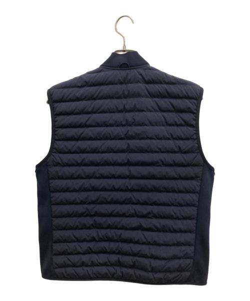 LACOSTE（ラコステ）LACOSTE (ラコステ) リブニットカラーダウンベスト ネイビー サイズ:US Mの古着・服飾アイテム
