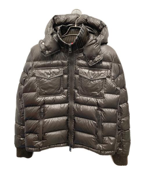 MONCLER（モンクレール）MONCLER (モンクレール) FEDOR GIUBBOTTO/フェドール ダウンジャケット ブラウン サイズ:2の古着・服飾アイテム