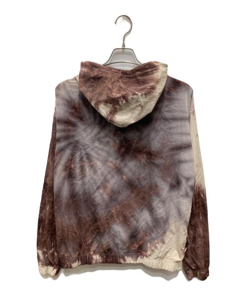 NOMARHYTHM TEXTILE（ノーマリズムテキスタイル）NOMARHYTHM TEXTILE (ノーマリズムテキスタイル) Tie Dye Nylon Zip Parka/タイダイ ナイロン ジップ パーカー ブラウン サイズ:3の古着・服飾アイテム
