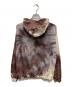NOMARHYTHM TEXTILE (ノーマリズムテキスタイル) Tie Dye Nylon Zip Parka/タイダイ ナイロン ジップ パーカー ブラウン サイズ:3：10000円