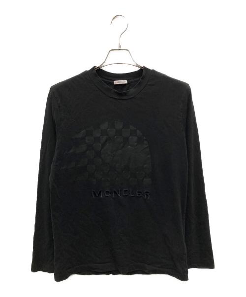 MONCLER（モンクレール）MONCLER (モンクレール) LS TSHIRT / ロングスリーブカットソー ブラック サイズ:Mの古着・服飾アイテム