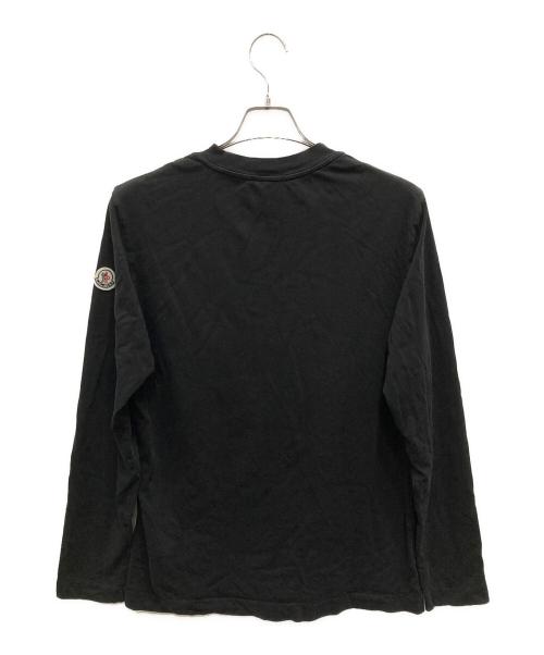 MONCLER（モンクレール）MONCLER (モンクレール) LS TSHIRT / ロングスリーブカットソー ブラック サイズ:Mの古着・服飾アイテム