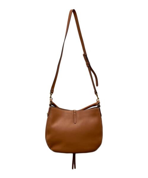 TORY BURCH（トリーバーチ）TORY BURCH (トリーバーチ) MILLER METAL LOGO HOBO/ミラー メタル ロゴ ホーボー ブラウンの古着・服飾アイテム