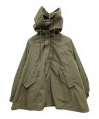 NANGA×THE SHINZONEナンガ×ザ シンゾーン）の古着「TAKIBI DOWN PARKA 3WAY/タキビ ダウン パーカー スリーウェイ」｜カーキ×ブラック