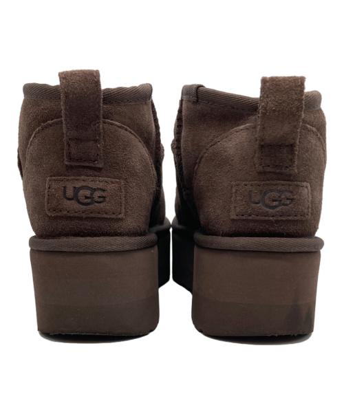 UGG（アグ）UGG (アグ) 厚底ムートンブーツ ブラウン サイズ:24の古着・服飾アイテム