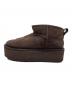 UGG (アグ) 厚底ムートンブーツ ブラウン サイズ:24：6000円