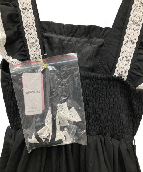CHALMIERE（シャルミエール）chalmiere (シャルミエール) ハッピーフリルJSKセット ブラック サイズ:M 未使用品の古着・服飾アイテム