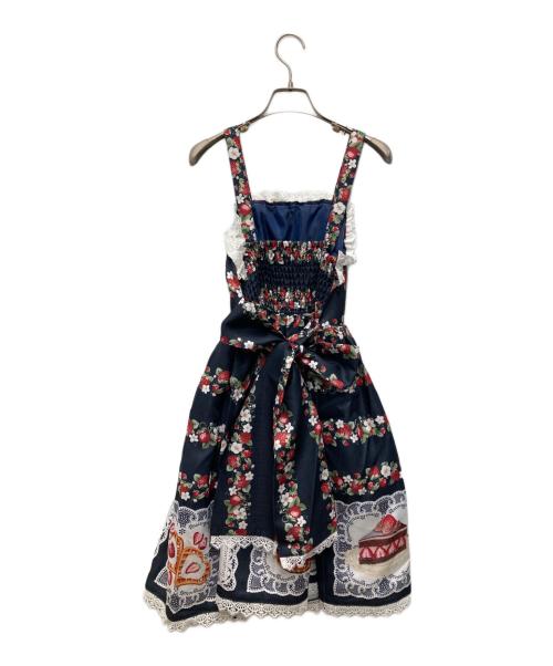CHALMIERE（シャルミエール）chalmiere (シャルミエール) ベイクドベリーJSKセット ネイビー サイズ:Mの古着・服飾アイテム