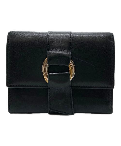 Cartier（カルティエ）Cartier (カルティエ) 3つ折り財布 ブラックの古着・服飾アイテム
