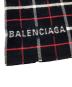 BALENCIAGA (バレンシアガ) ウールマフラー ブラック：13000円