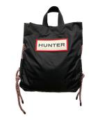 HUNTERハンター）の古着「トラベル リップストップ リサイクル ナイロン トート バッグ」｜ブラック