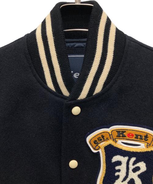 KENT（ケント）KENT (ケント) VAN JACKET (ヴァン ジャケット) アワードジャケット ブラック×ベージュ サイズ:Lの古着・服飾アイテム