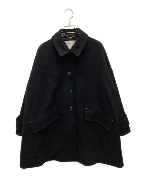 MACKINTOSH（マッキントッシュ）MACKINTOSH (マッキントッシュ) IENA別注 HUMBIE LS ライトメルトンコート ブラック サイズ:4の古着・服飾アイテム