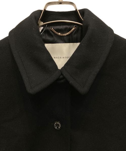 MACKINTOSH（マッキントッシュ）MACKINTOSH (マッキントッシュ) IENA別注 HUMBIE LS ライトメルトンコート ブラック サイズ:4の古着・服飾アイテム