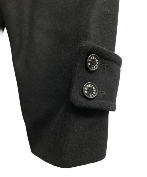 MACKINTOSH（マッキントッシュ）MACKINTOSH (マッキントッシュ) IENA別注 HUMBIE LS ライトメルトンコート ブラック サイズ:4の古着・服飾アイテム