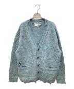 F/CE.エフシーイー）の古着「DISTRESSED KNIT CARDIGAN」｜ブルー