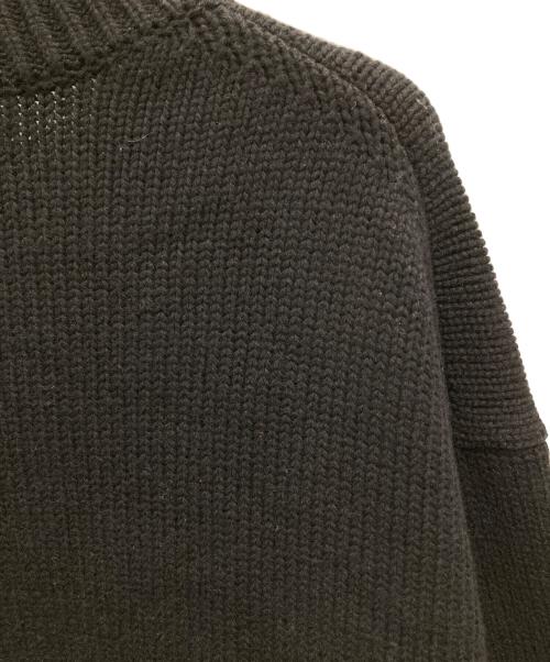F/CE.（エフシーイー）F/CE. (エフシーイー) DUAL TEXTURE SHIFTED LINES KNIT ブラック サイズ:Lの古着・服飾アイテム