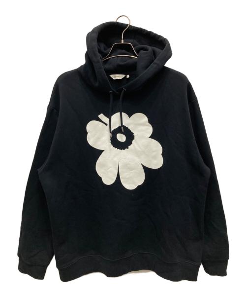 marimekko（マリメッコ）marimekko (マリメッコ) Runoja Unikko placement ブラック サイズ:XLの古着・服飾アイテム