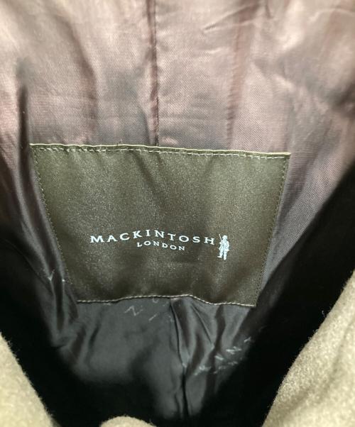 MACKINTOSH LONDON（マッキントッシュ ロンドン）MACKINTOSH LONDON (マッキントッシュ ロンドン) メルトンフーデッドコート ブラウン サイズ:40の古着・服飾アイテム