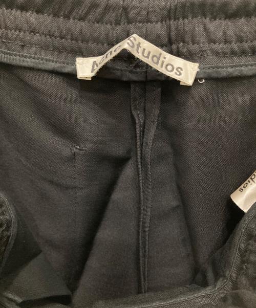 Acne studios（アクネ ストゥディオズ）ACNE STUDIOS (アクネ ストゥディオズ) モヘヤ混ウールイージーパンツ ブラック サイズ:44の古着・服飾アイテム