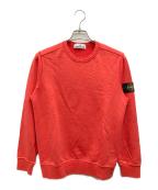 STONE ISLANDストーンアイランド）の古着「クルーネックスウェット」｜レッド