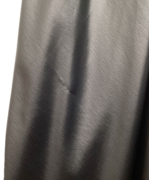 ENFOLD（エンフォルド）ENFOLD (エンフォルド) レザーライクサテン マキシタンクドレス ブラック サイズ:36の古着・服飾アイテム