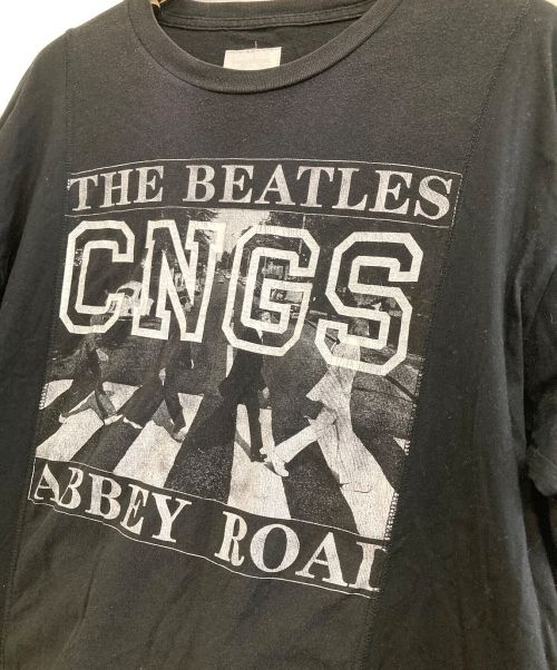 CHANGES（チェンジズ）CHANGES (チェンジズ) リメイクロングスリーブTシャツ ブラック サイズ:表記無しの古着・服飾アイテム