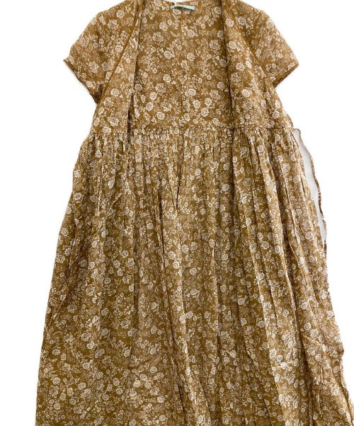 ne quittez pas（ヌキテパ）ne quittez pas (ヌキテパ) ワンピース ブラウン サイズ:表記無しの古着・服飾アイテム