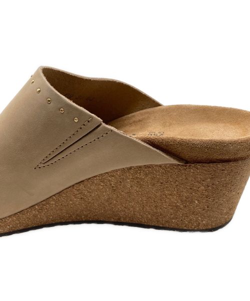 papillio（パピリオ）papillio (パピリオ) ウェッジヒールサンダル ベージュ サイズ:25の古着・服飾アイテム