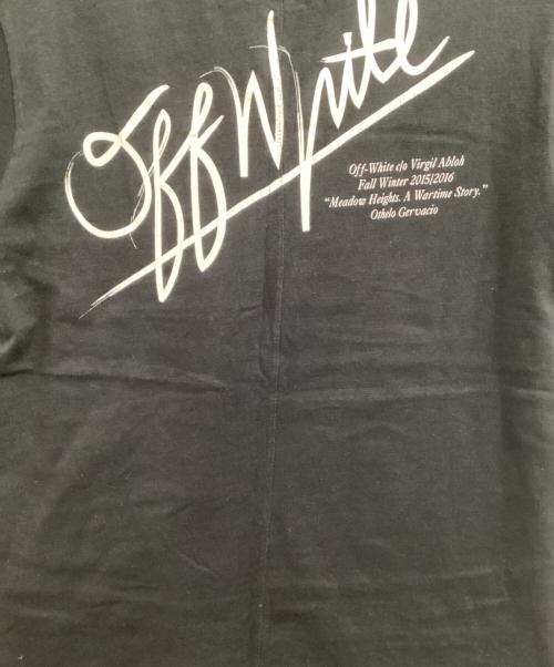 OFFWHITE（オフホワイト）OFFWHITE (オフホワイト) WAR IS HELL T-Shirts ブラック サイズ:XSの古着・服飾アイテム