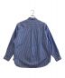 MY (マイ) striped button down collar shirt ブルー×ホワイト サイズ:1：4000円