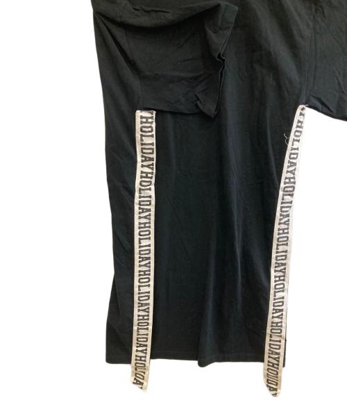 holiday（ホリデー）holiday (ホリデー) 半袖ワンピース ブラック サイズ:ONE-SIZEの古着・服飾アイテム