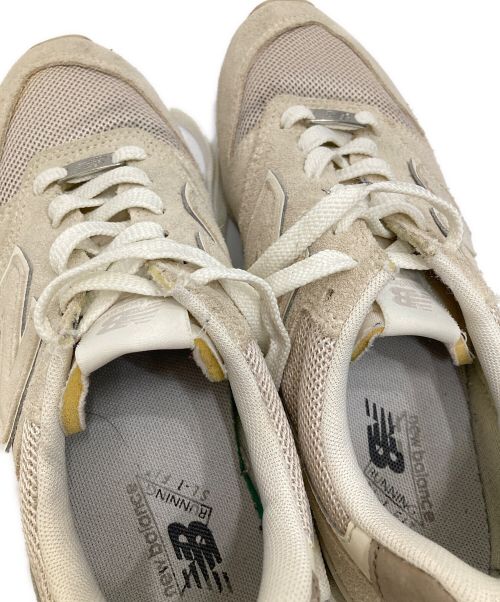 NEW BALANCE（ニューバランス）NEW BALANCE (ニューバランス) ローカットスニーカー ベージュ サイズ:24.5cmの古着・服飾アイテム