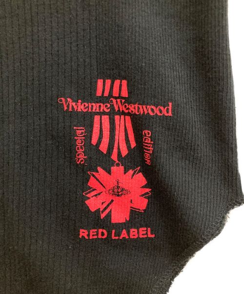 Vivienne Westwood RED LABEL（ヴィヴィアンウエストウッドレッドレーベル）Vivienne Westwood RED LABEL (ヴィヴィアンウエストウッドレッドレーベル) 半袖ニット ブラック サイズ:2の古着・服飾アイテム