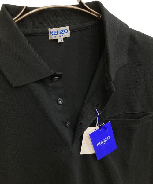 KENZO HOMME（ケンゾーオム）KENZO HOMME (ケンゾー オム) ポロシャツ ブラック サイズ:3の古着・服飾アイテム