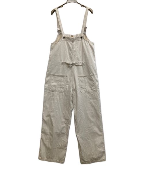 JOHNBULL（ジョンブル）JOHNBULL (ジョンブル) デニムチューブサロペット ホワイト サイズ:Lの古着・服飾アイテム