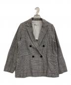 SIMPLICITEシンプリシテ）の古着「フレンチリネンテーラードジャケット」｜グレー