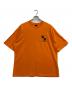 OY（オーワイ）の古着「CHECK CUBE LOGO」｜オレンジ