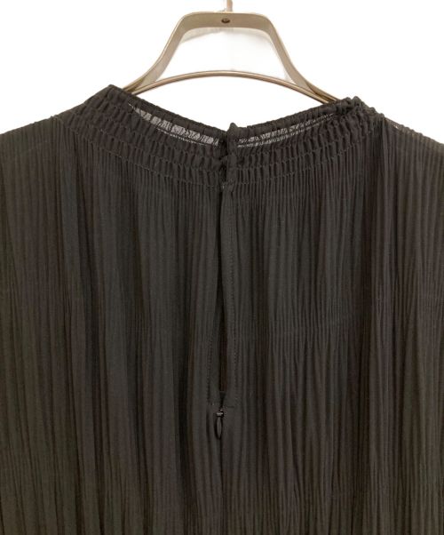 FRAY ID（フレイ アイディー）FRAY ID (フレイ アイディー) プリーツウエストリブワンピース ブラック サイズ:1の古着・服飾アイテム