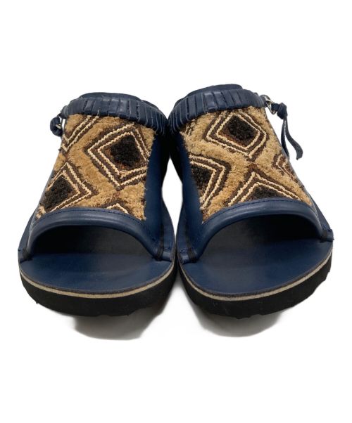 WONDER FULL LIFE（ワンダフルライフ）WONDER FULL LIFE (ワンダフルライフ) Kuba Sandal ネイビー サイズ:表記無しの古着・服飾アイテム