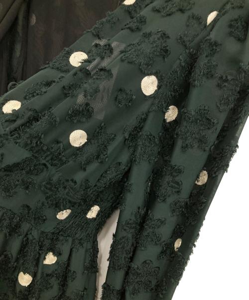 ZARA（ザラ）ZARA (ザラ) ワンピース グリーン サイズ:S 未使用品の古着・服飾アイテム