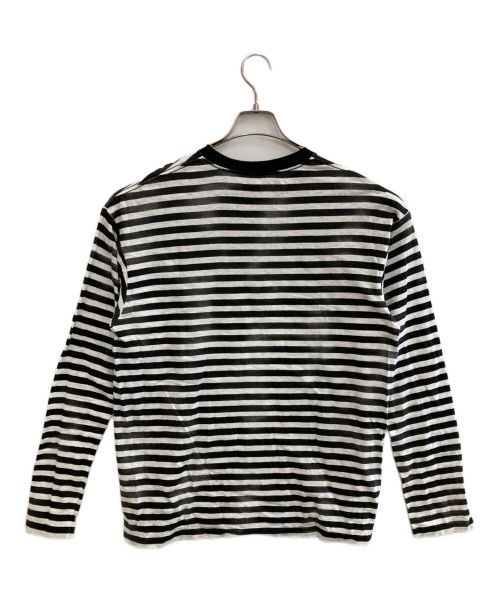 MINEDENIM（マインデニム）MINEDENIM (マインデニム) Hazy Boader tee ブラック サイズ:Mの古着・服飾アイテム