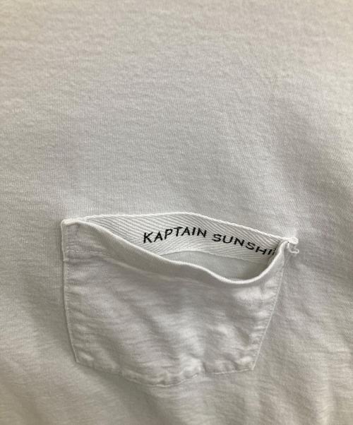 KAPTAIN SUNSHINE（キャプテンサンシャイン）KAPTAIN SUNSHINE (キャプテンサンシャイン) West Coast L/S Tee ホワイト サイズ:Lの古着・服飾アイテム