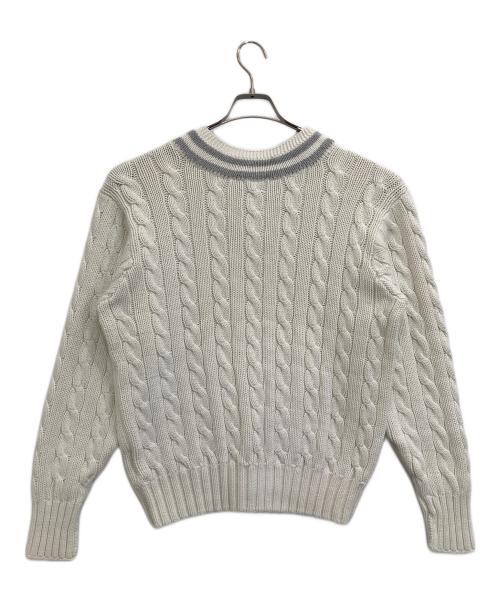 POLO SPORT（ポロスポーツ）POLO SPORT (ポロスポーツ) Vネックニット ホワイト サイズ:Mの古着・服飾アイテム