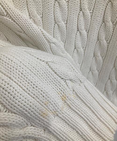 POLO SPORT（ポロスポーツ）POLO SPORT (ポロスポーツ) Vネックニット ホワイト サイズ:Mの古着・服飾アイテム