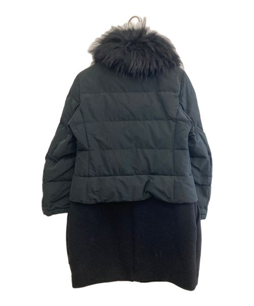 MONCLER（モンクレール）MONCLER (モンクレール) ダウンコート ブラック サイズ:2の古着・服飾アイテム