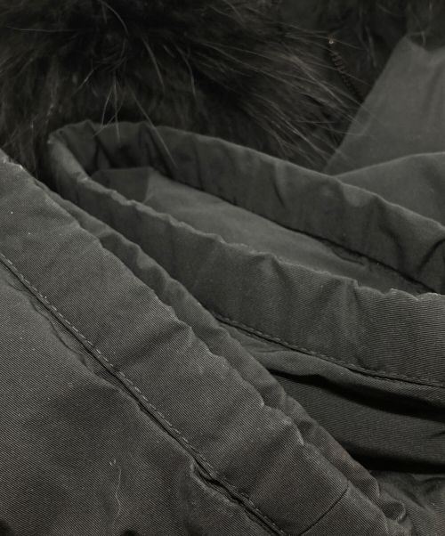 MONCLER（モンクレール）MONCLER (モンクレール) ダウンコート ブラック サイズ:2の古着・服飾アイテム