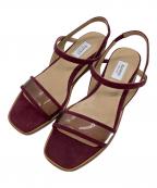 PELLICO SUNNYペリーコサニー）の古着「ストラップサンダル」｜ボルドー